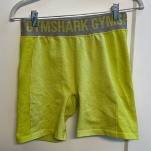 Gymshark Neon Yellow Weight LiftingShorts